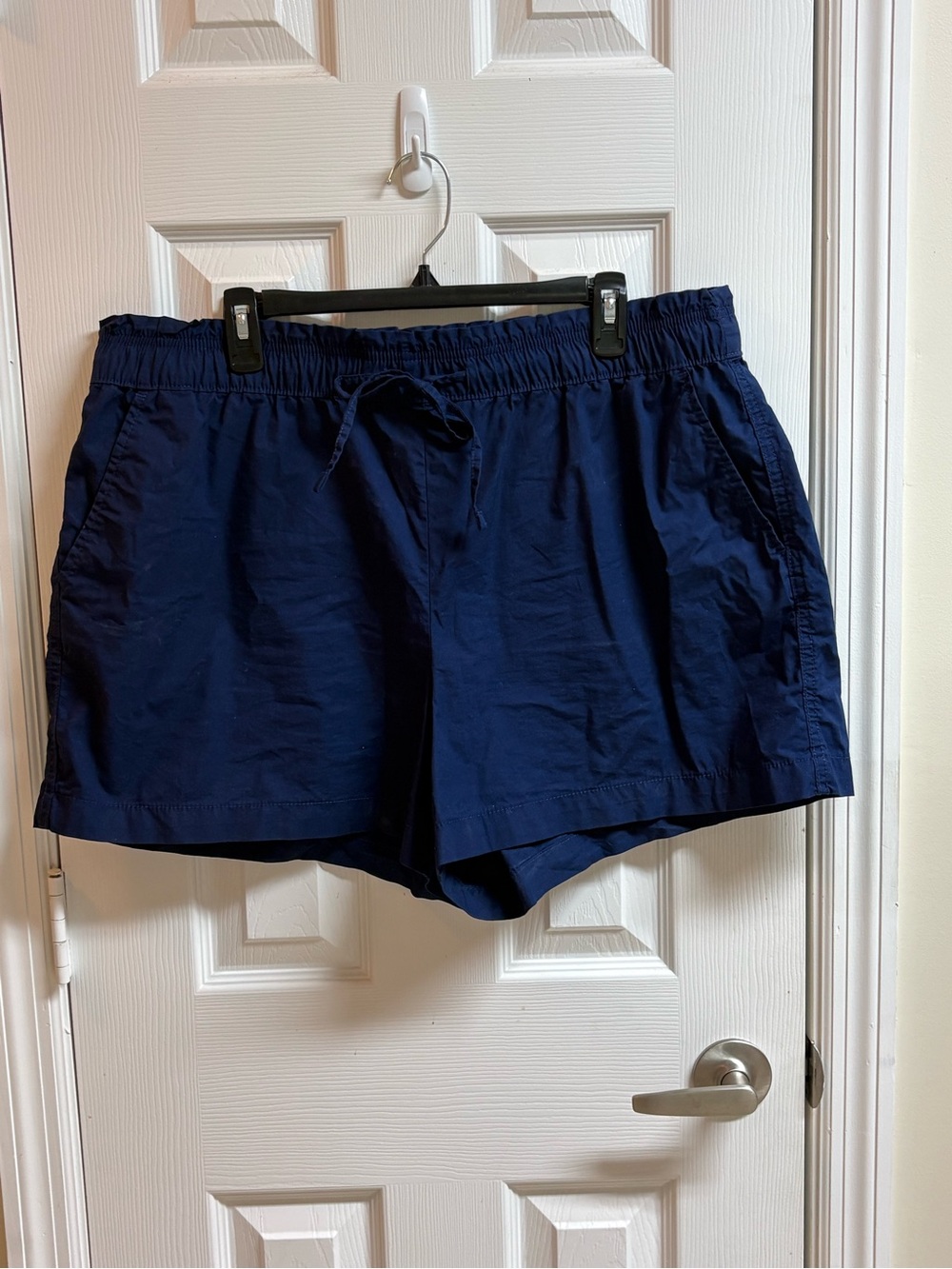St. John's Bay Navy Drawstring Athletic Shorts